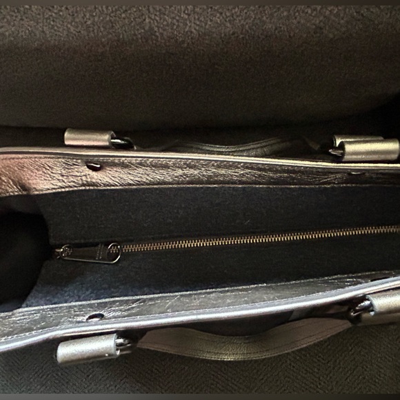 Authentic Burberry Blue Label wool and leather shoulder bag. Unique. - Picture 12 of 12